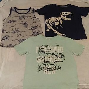 Boys dinosaur shirts